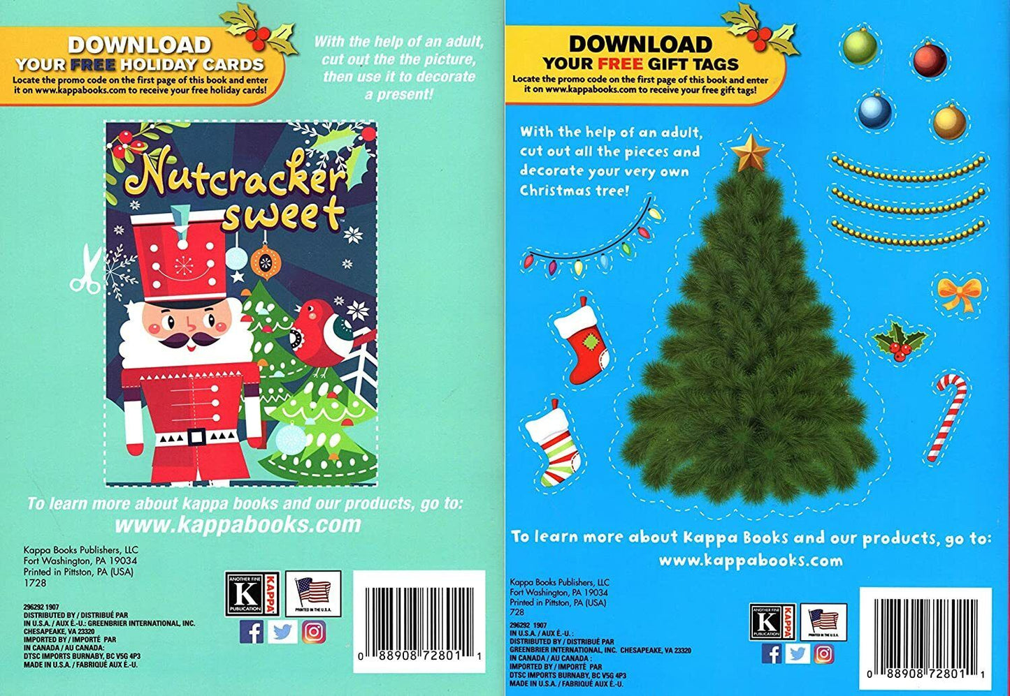 Christmas Edition Holiday Jumbo Coloring and Activity Book - (Set of 2 Books)