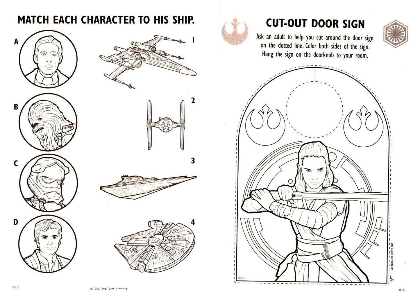 Disney Star Wars - Rey Resistance Hero - Coloring & Activity Book