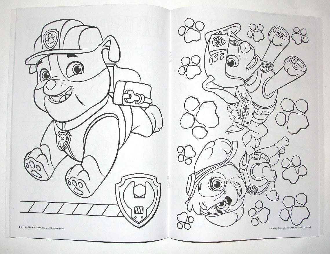 Paw Patrol Just Yelp for Help! Coloring & Activity Book with Over 30 Stickers