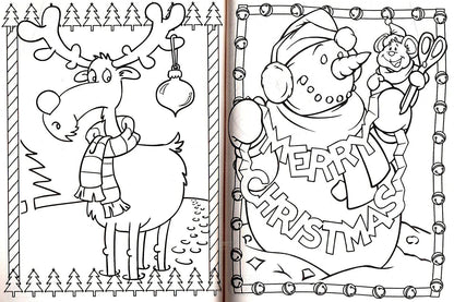 Coloring and Activity Book 160 Page ~ Christmas Winter Holiday Book! - Set of 3