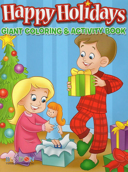 Coloring and Activity Book 160 Page ~ Christmas Winter Holiday Book! - Set of 2