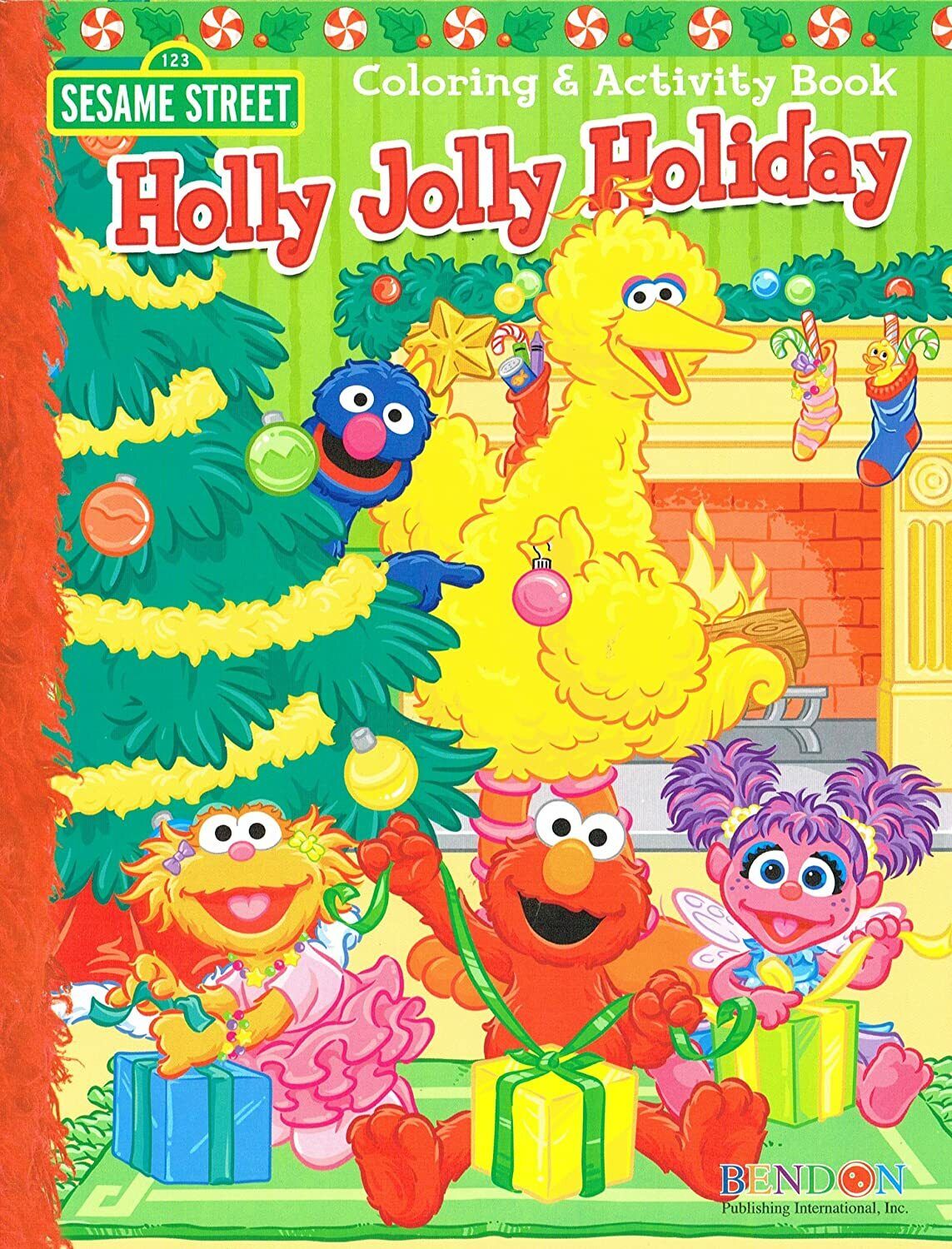 Sesame Street Holiday / Christmas Coloring Books (Set of 2)