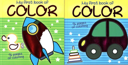 My First Book of Color - Coloring Book - v1 (Set of 2)