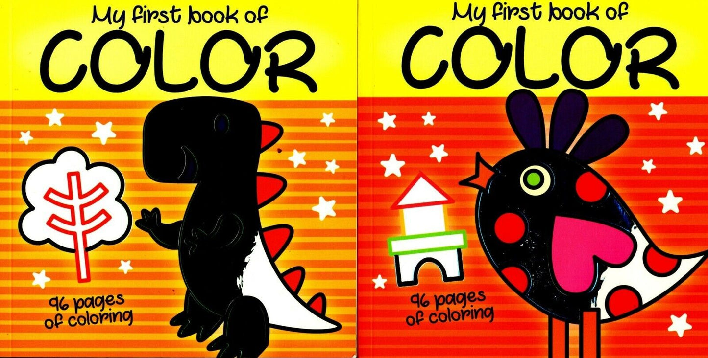 My First Book of Color - Coloring Book - v2 (Set of 2)