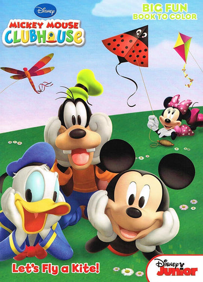 Disney Mickey Mouse Clubhouse Set of 4 Different 96 Page Coloring Books