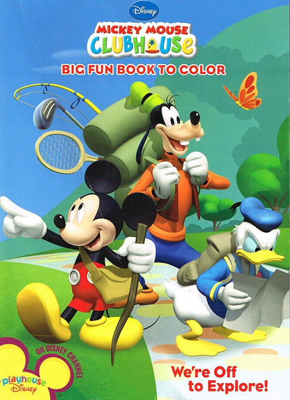 Disney Mickey Mouse Clubhouse Set of 4 Different 96 Page Coloring Books