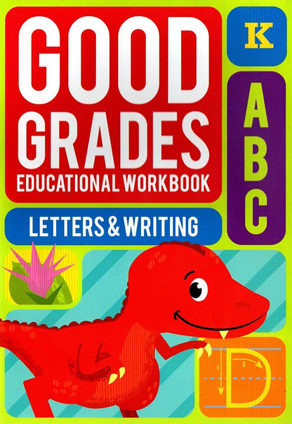 Good Grades Kindergarten Educational Workbooks Letters & Writing