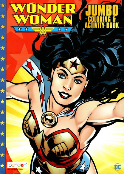 Wonder Women - Jumbo Coloring & Activity Book - (Set of 2 Books)