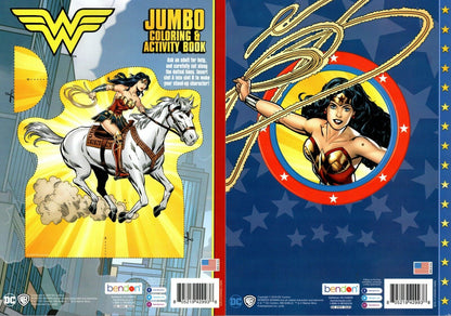 Wonder Women - Jumbo Coloring & Activity Book - (Set of 2 Books)