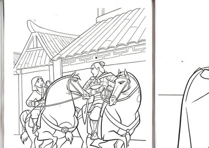 Colortivity Disney Mulan Coloring & Activity Book - Heart of a Warrior