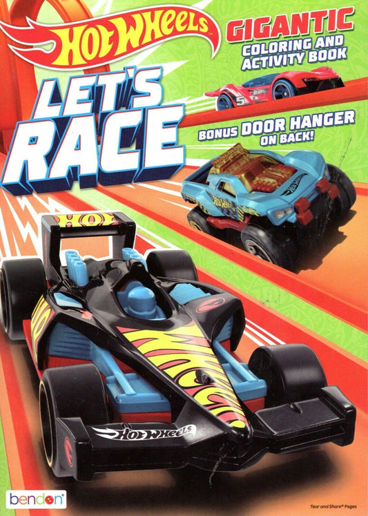 Hot Wheels Let's Race - Gigantic Coloring & Activity Book - 200 Pages