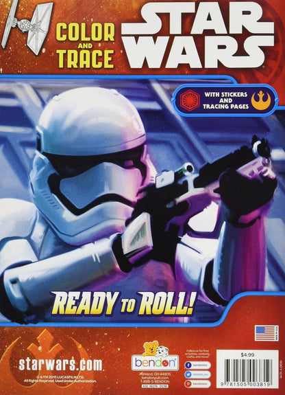 Ready to Roll! (Star Wars: the Force Awakens: Color and Trace) Paperback Book