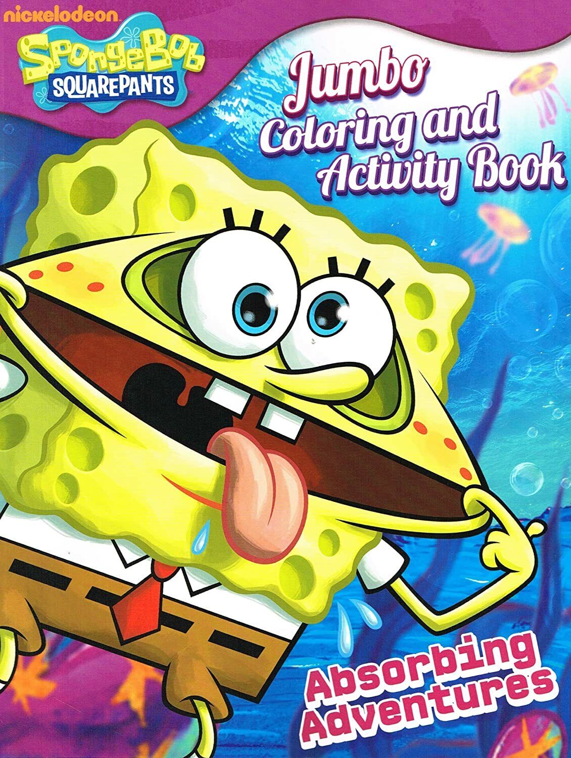 SpongeBob SquarePants Jumbo Coloring & Activity Book - Absorbing Adventures