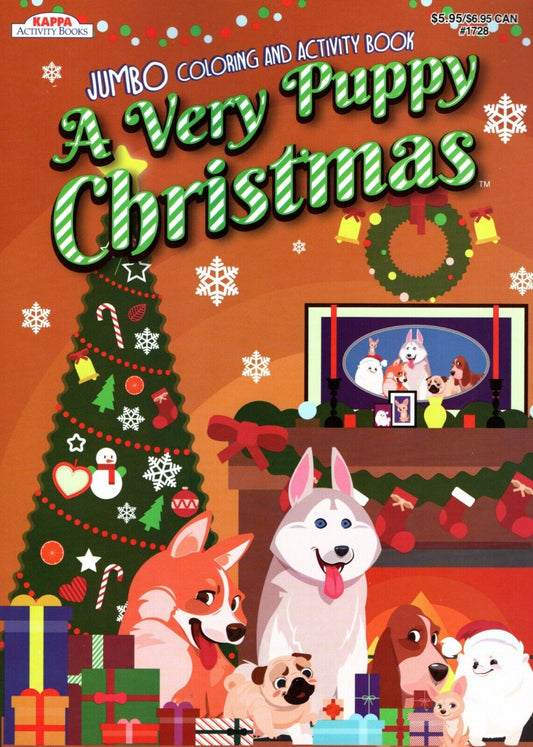 Christmas Edition Holiday Jumbo Coloring Book ~ A Very Puppy Christmas