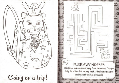 Christmas Edition Holiday Jumbo Coloring Book ~ A Very Kitten Christmas