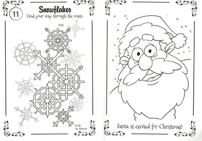 Christmas Edition Holiday Jumbo Coloring and Activity Book ~ Santa's Express