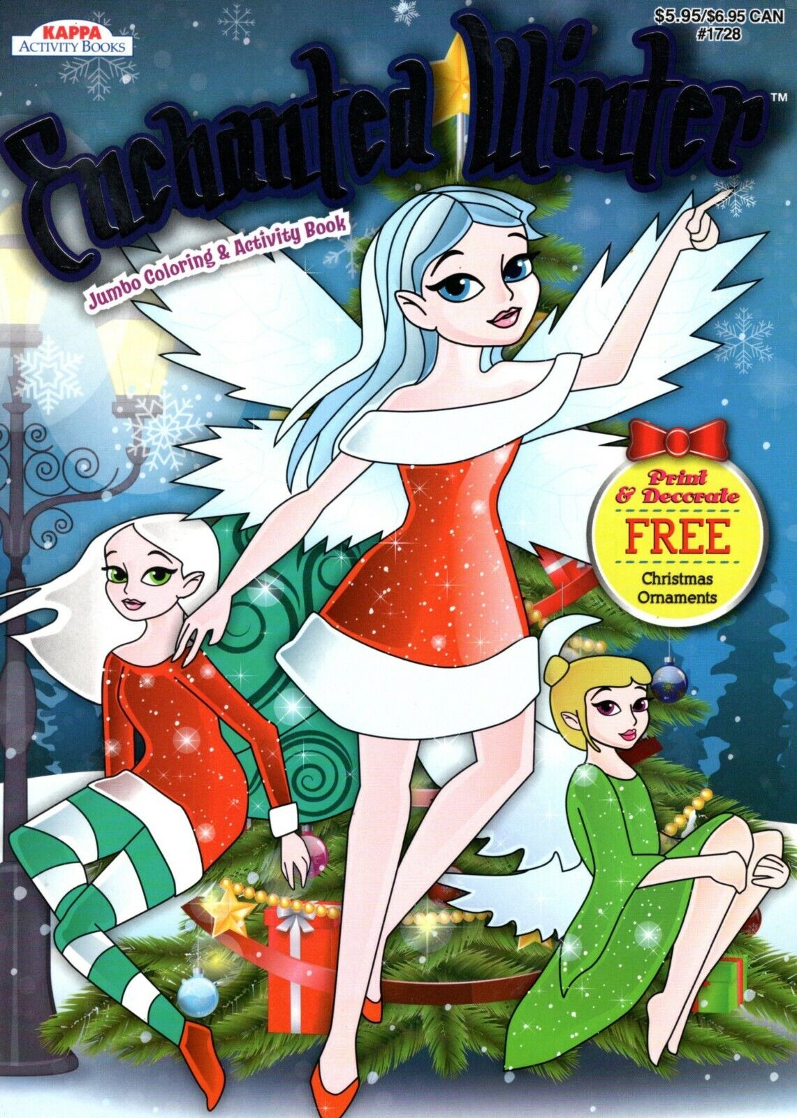 Christmas Edition Holiday Jumbo Coloring and Activity Book ~ Enchanted Winter!