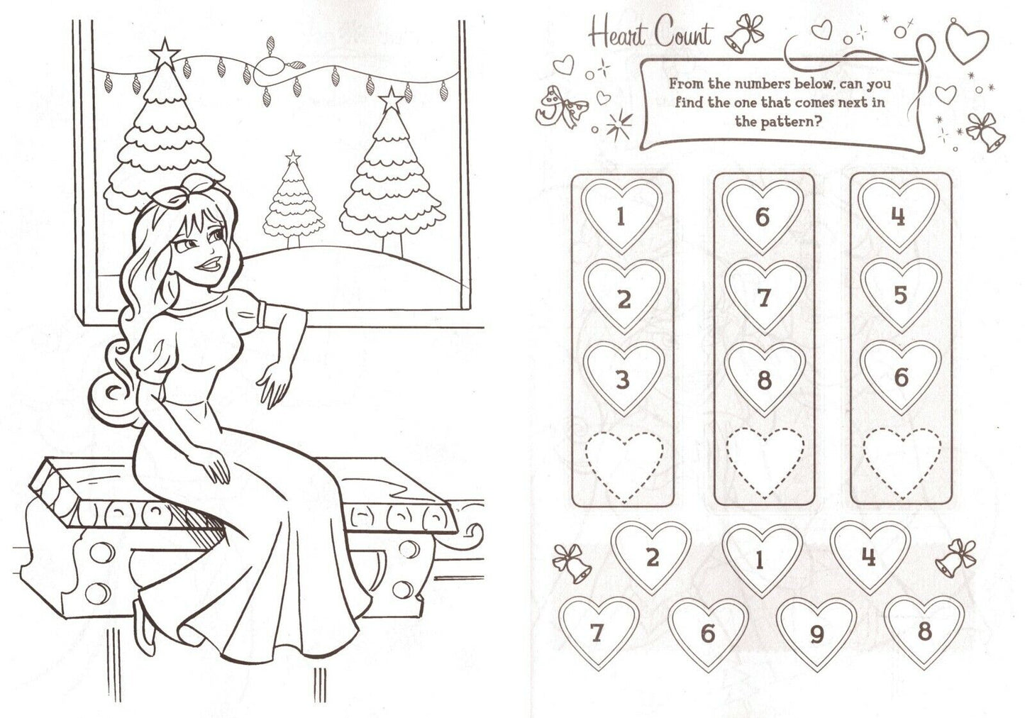 Christmas Edition Holiday Jumbo Coloring and Activity Book ~ Princess Christmas