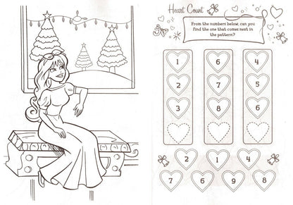 Christmas Edition Holiday Jumbo Coloring and Activity Book ~ Princess Christmas