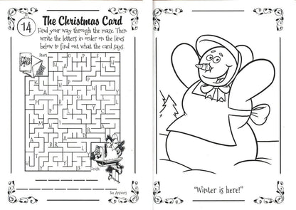 Christmas Edition Holiday Jumbo Coloring and Activity Book ~ My Wish List