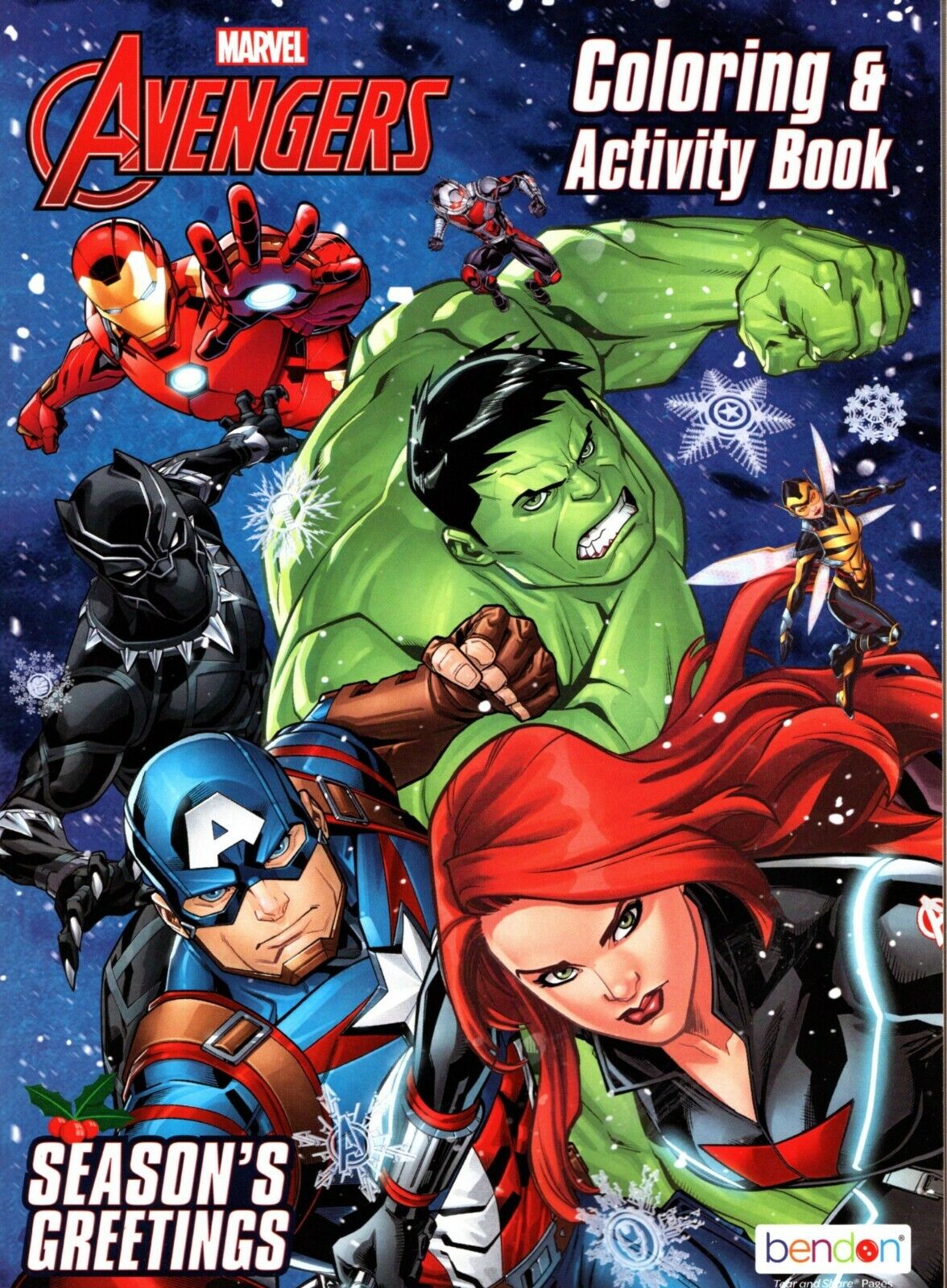 Marvel Avengers - Edition Holiday - Coloring & Activity Book - Seasons Greetings