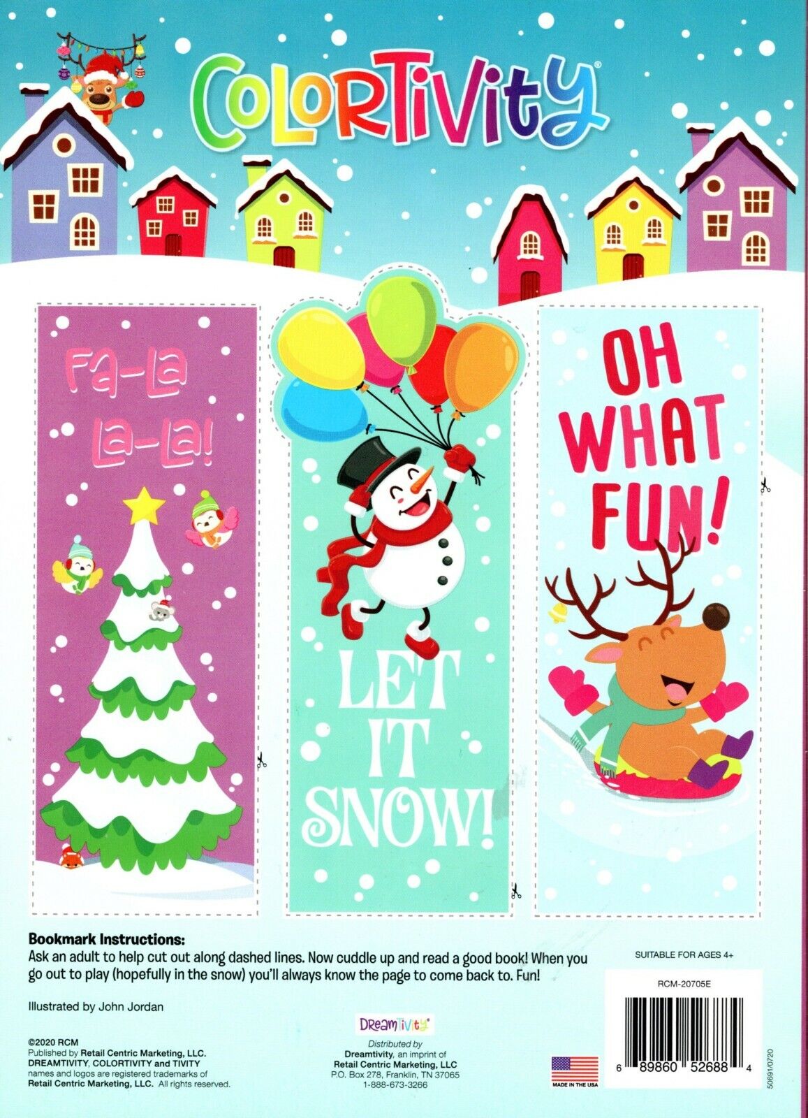 Christmas Holiday - Coloring and Activity Book ~ Jingle All The Way