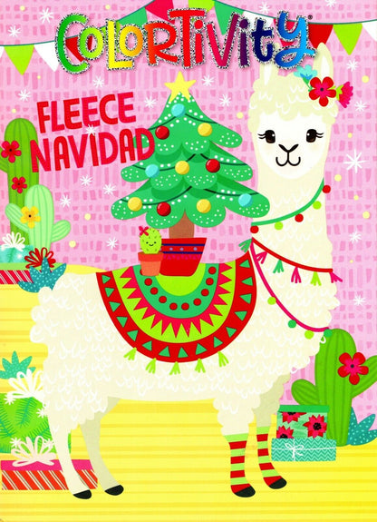 Christmas Holiday - Coloring and Activity Book ~ Fleece Navidad