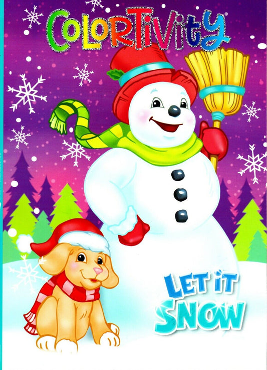 Christmas Holiday - Coloring and Activity Book ~ Let it Snow