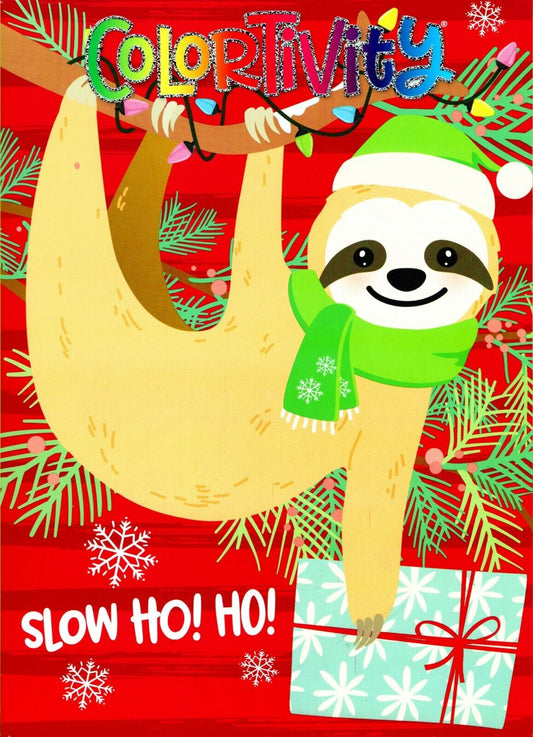 Christmas Holiday - Coloring and Activity Book ~ Slow Ho! Ho!