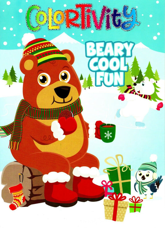 Christmas Holiday - Coloring and Activity Book ~ Beary Cool Fun