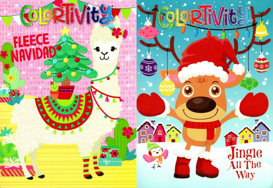 Coloring and Activity Book ~ Jingle All The Way and Fleece Navidad