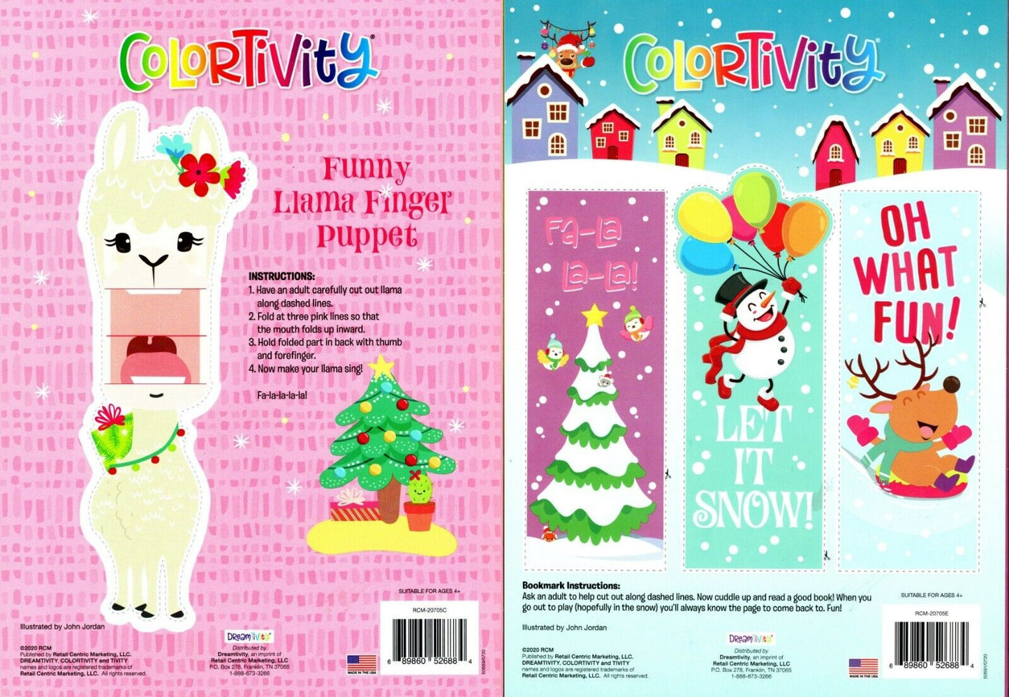 Coloring and Activity Book ~ Jingle All The Way and Fleece Navidad