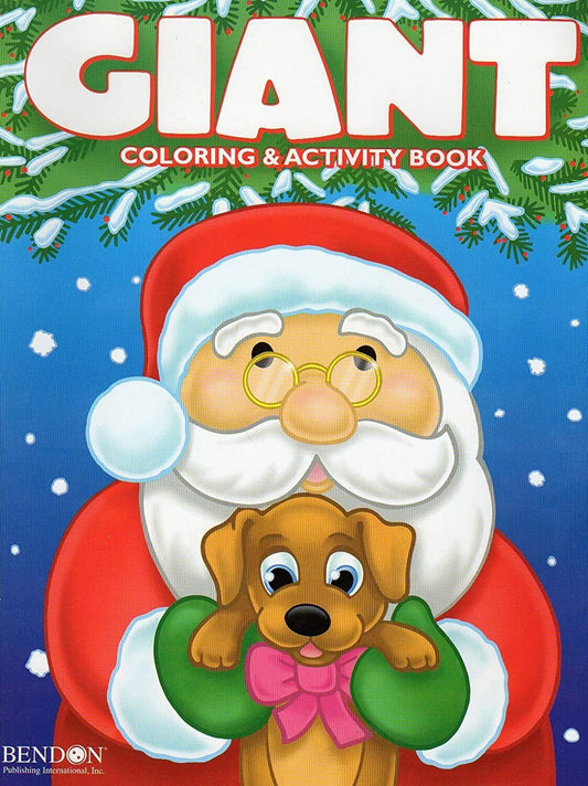 Christmas Edition Giant Coloring and Activity Book 160 Page ~ Christmas Winter