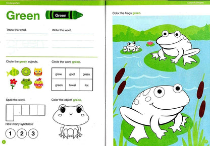 Good Grades Kindergarten Educational Workbooks Colors & Shapes - v4