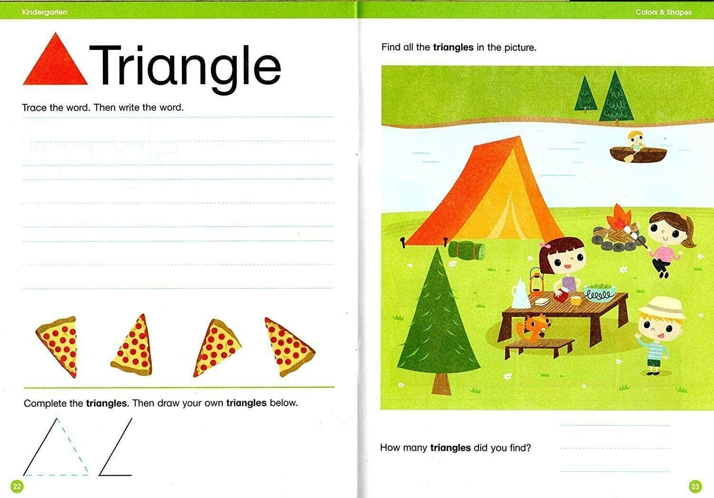 Good Grades Kindergarten Educational Workbooks Colors & Shapes - v4