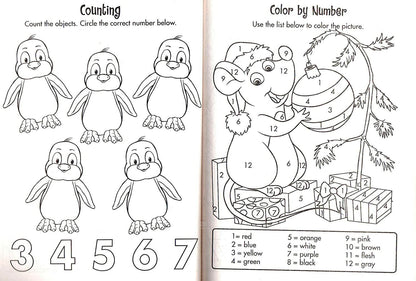 Coloring and Activity Book 160 Page ~ Christmas Winter Holiday Book!