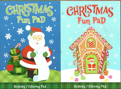 Kappa Books Christmas Play Pad - Coloring & Activity - (Set of 2) v4