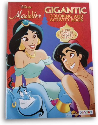 Activity Books Aladdin Gigantic 224 Page Coloring Book with Stand-Up Characters