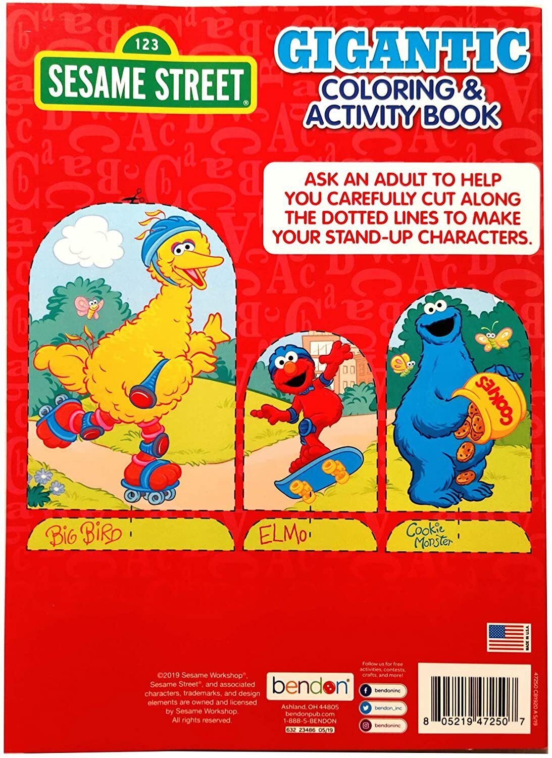 Sesame Street Gigantic Coloring and Activity Book