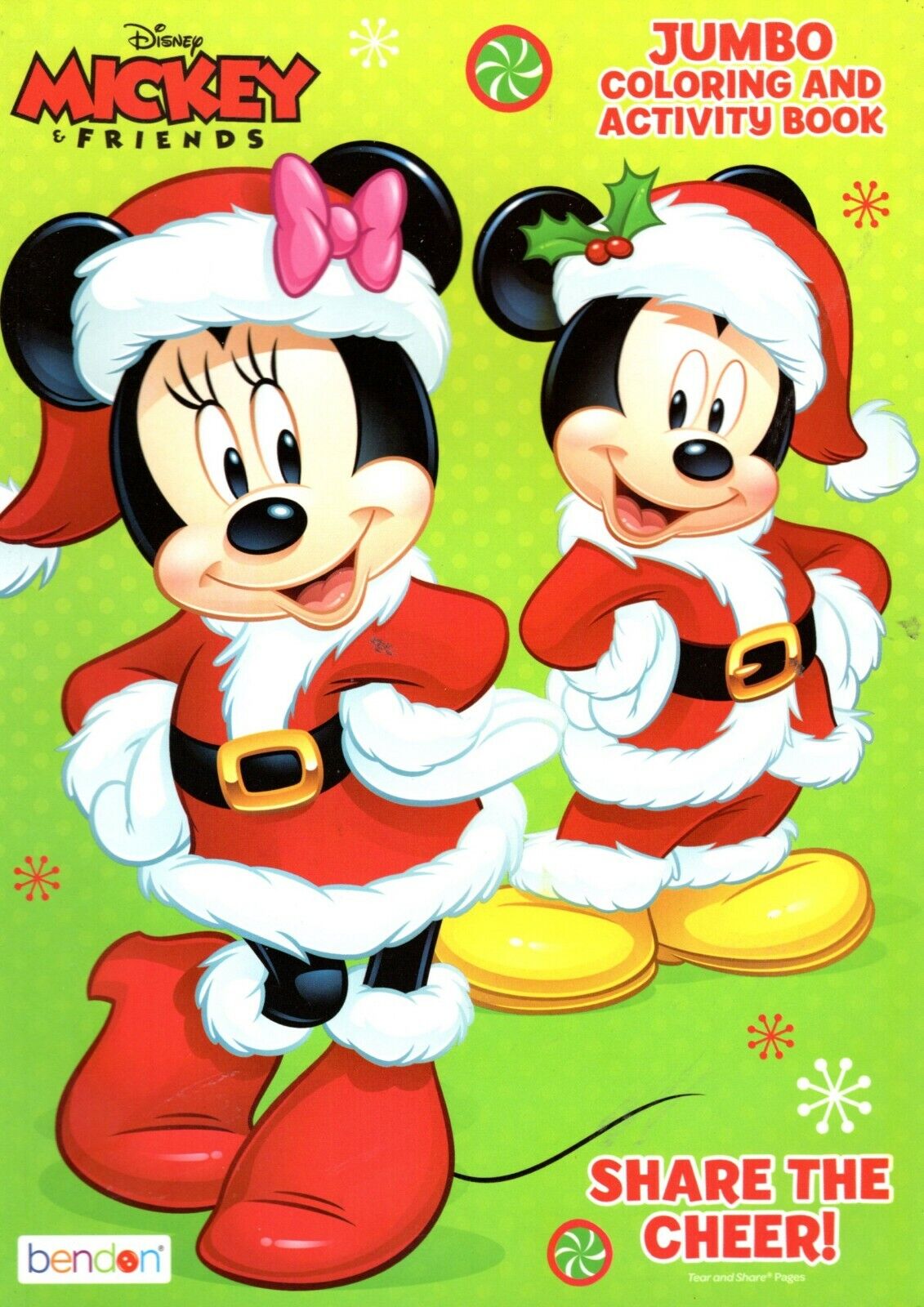 Disney Mickey Friends - Share the Cheer - Jumbo Coloring & Activity Book