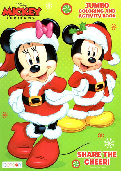 Disney Mickey Friends - Share the Cheer - Jumbo Coloring & Activity Book