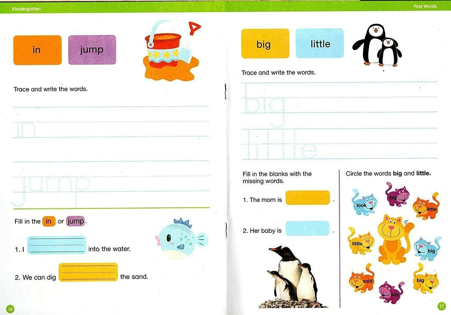 Good Grades Kindergarten Numbers & Counting, Colors & Shapes, Letters & Writing, First Words