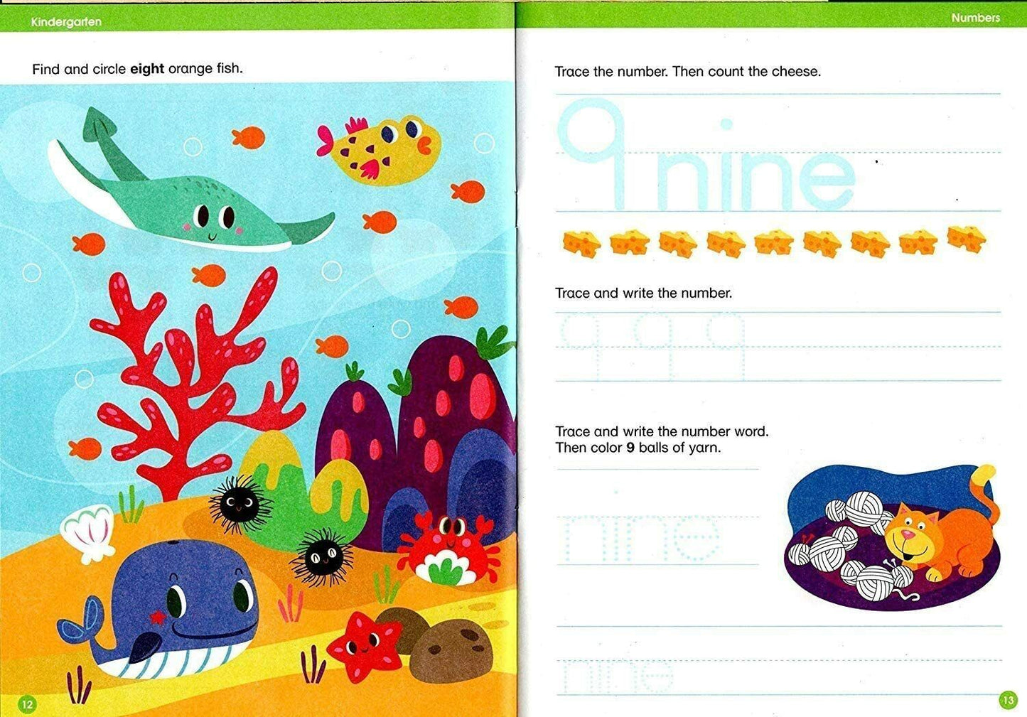 Good Grades Kindergarten Numbers & Counting, Colors & Shapes, Letters & Writing, First Words