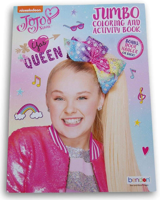 JoJo Siwa ''Yas Queen'' Coloring and Activity Book with Bonus