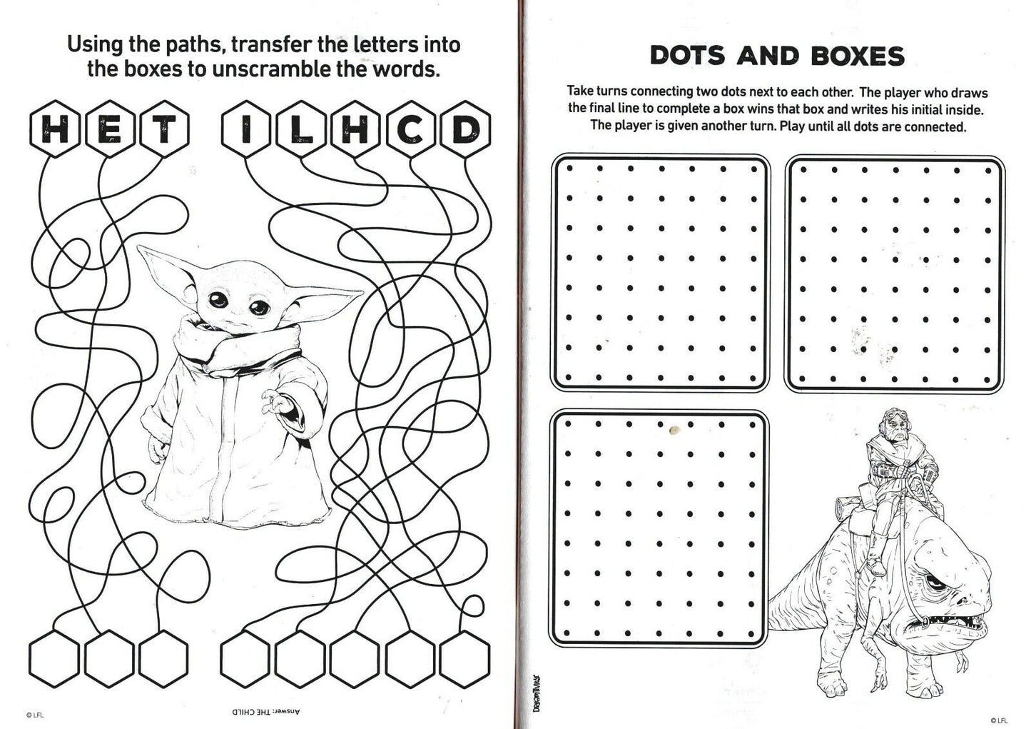 Coloring & Activity Books - The Forse is Strong & The Asset Set of 2 Books