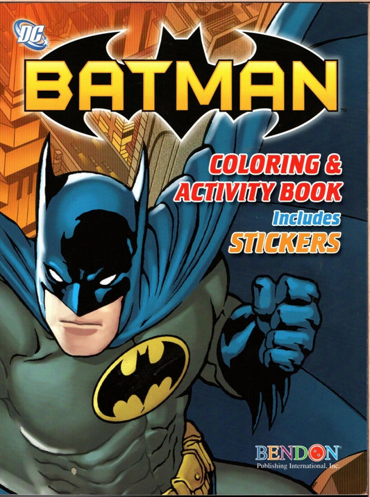 Batman - Coloring & Activity Books Includes Stickers!