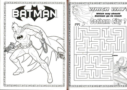 Batman - Coloring & Activity Books Includes Stickers!