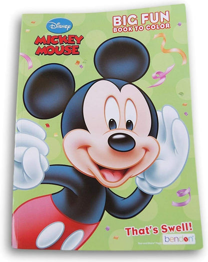 Activity Books Mickey Mouse ''That's Swell!'' Coloring 80 Pages