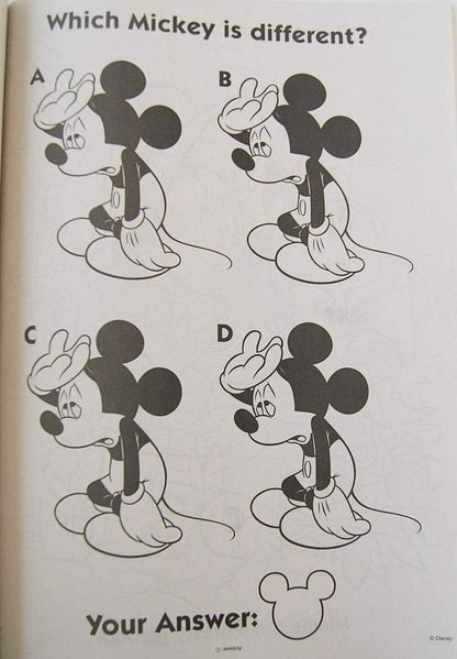 Activity Books Mickey Mouse ''That's Swell!'' Coloring 80 Pages