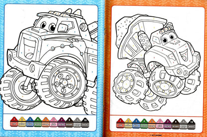 Tonka Chuck & Friends - Color by Number Coloring Book